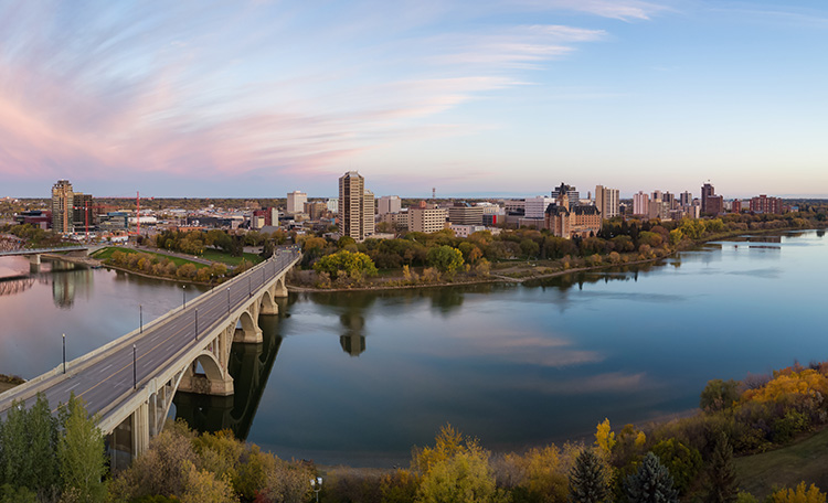 Saskatoon Canada Skyline