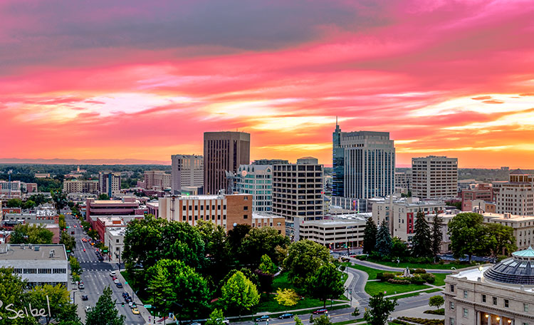 Boise Idaho skyline