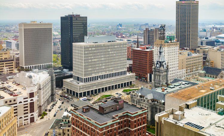 Buffalo New York Ariel