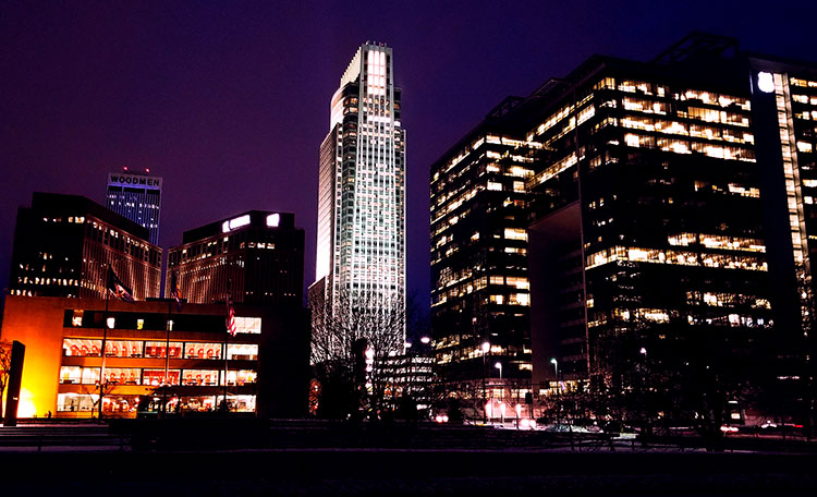 Omaha Nebraska skyline
