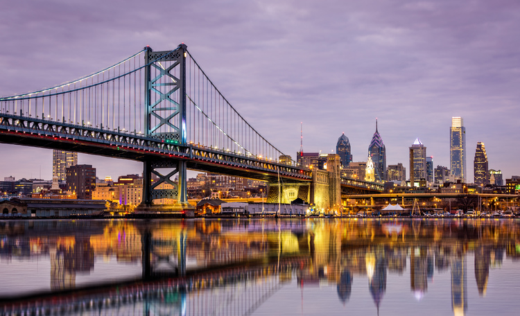 Philadelphia Skyline Aerial