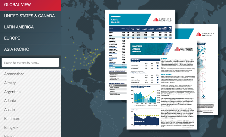 Global MarketBeat Map Card