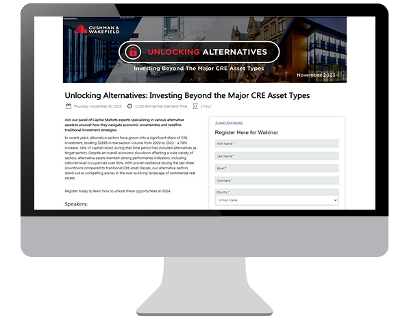 Alternatives Assets Webinar