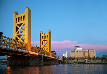 Sacramento Downtown Bridge View