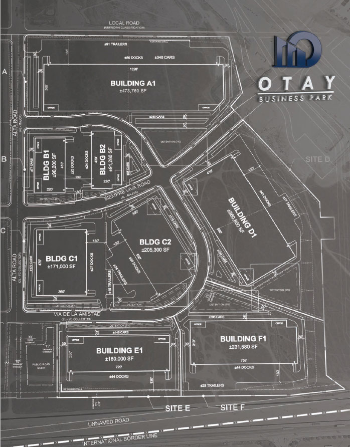 otay biz park sitemap