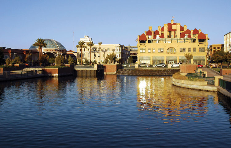 Stockton skyline
