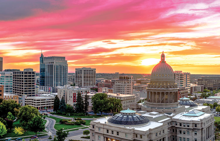 Boise Idaho skyline