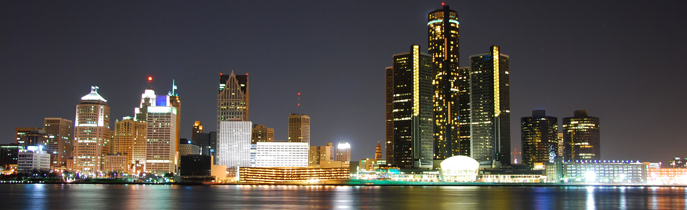 Detroit Michigan skyline