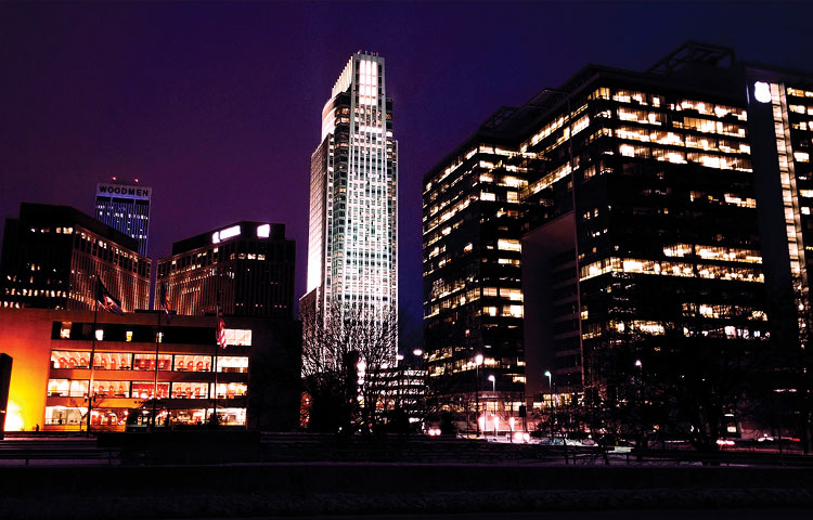 Omaha Nebraska skyline