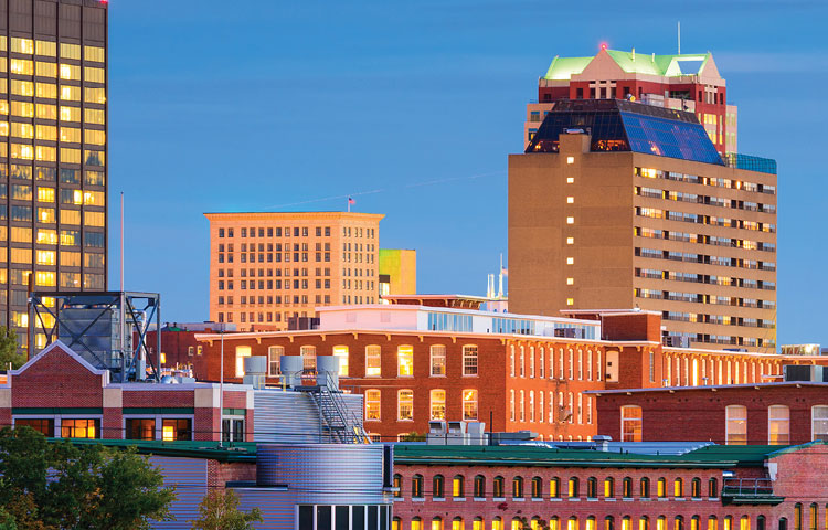 New Hampshire skyline
