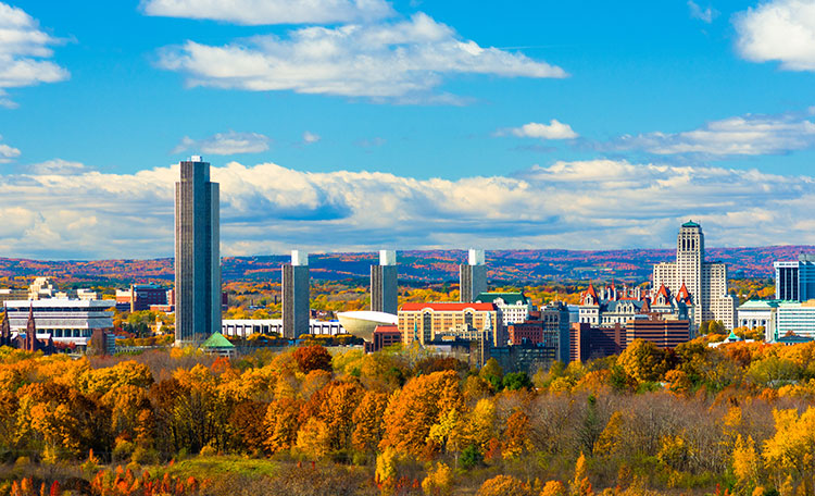 Albany New York skyline