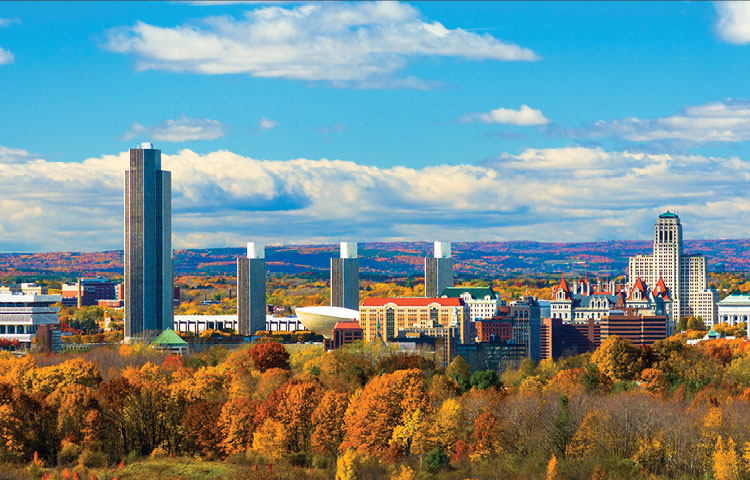 Albany New York skyline