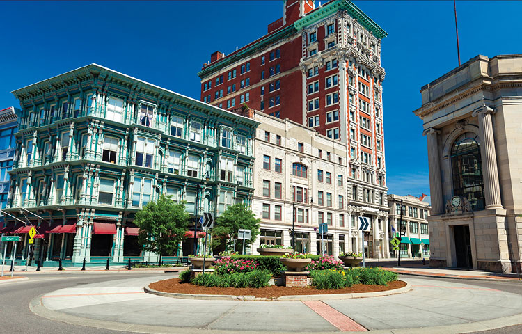 Binghamton New York skyline