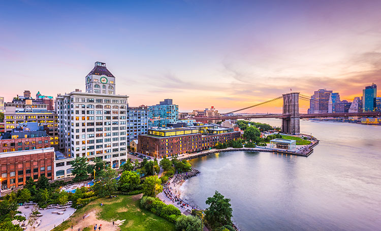 Brooklyn New York skyline