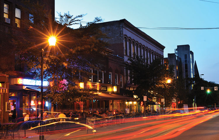 Ithaca New York skyline