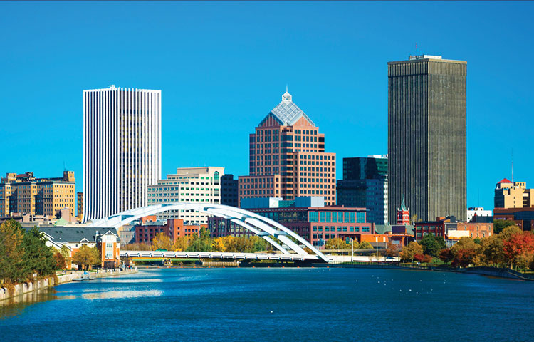 Rochester New York skyline