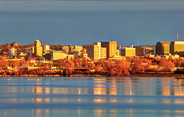 Syracuse New York skyline