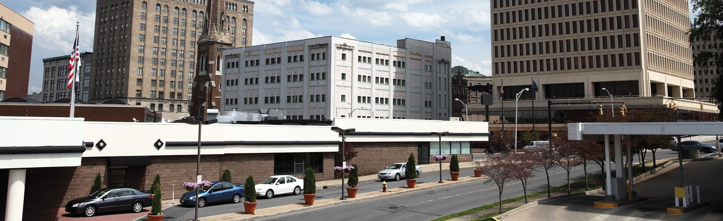 Utica New York skyline