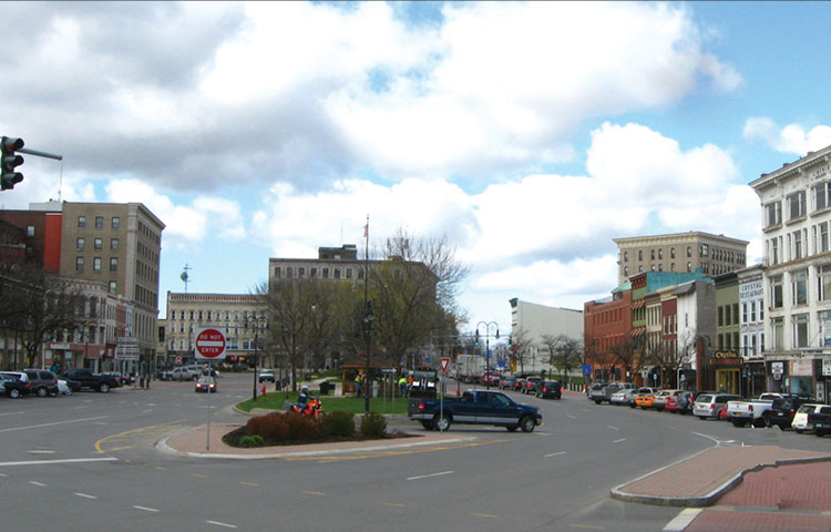 Watertown New York skyline
