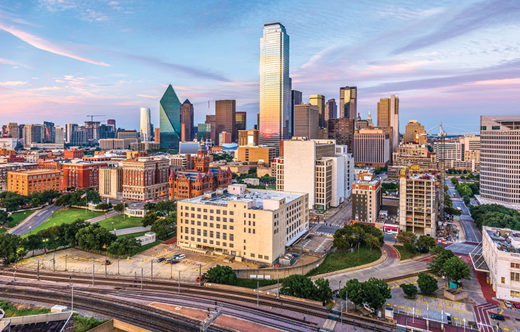 Dallas downtown skyline