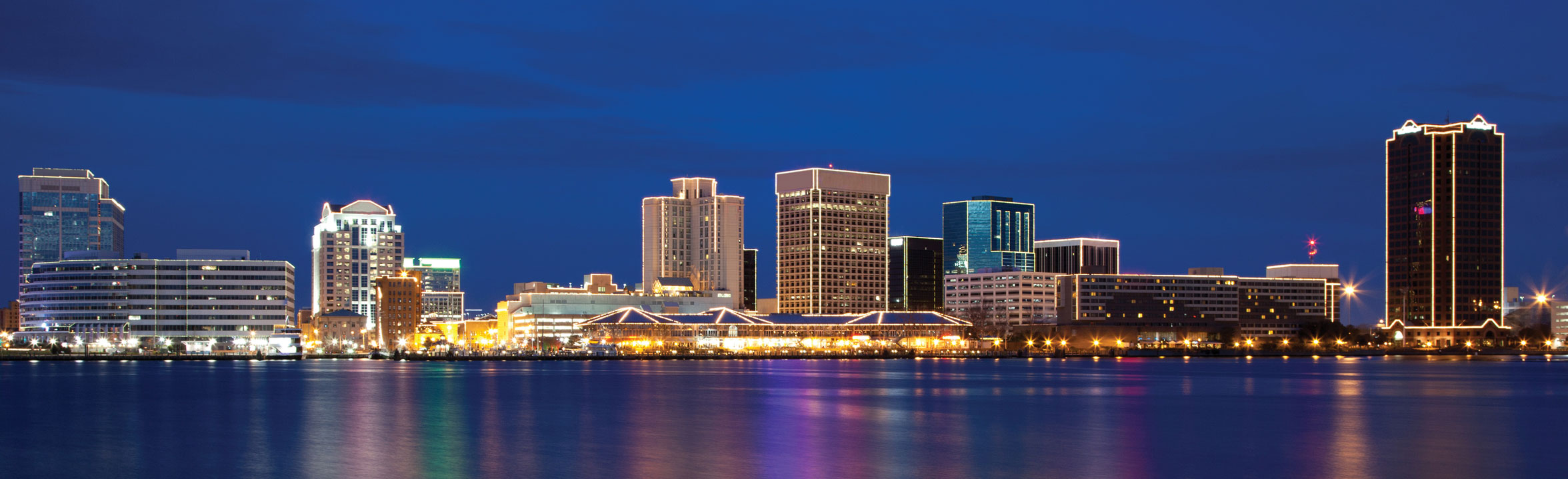Virginia Beach Virginia skyline