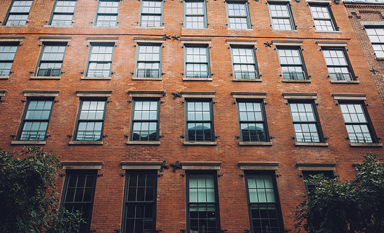 brick building