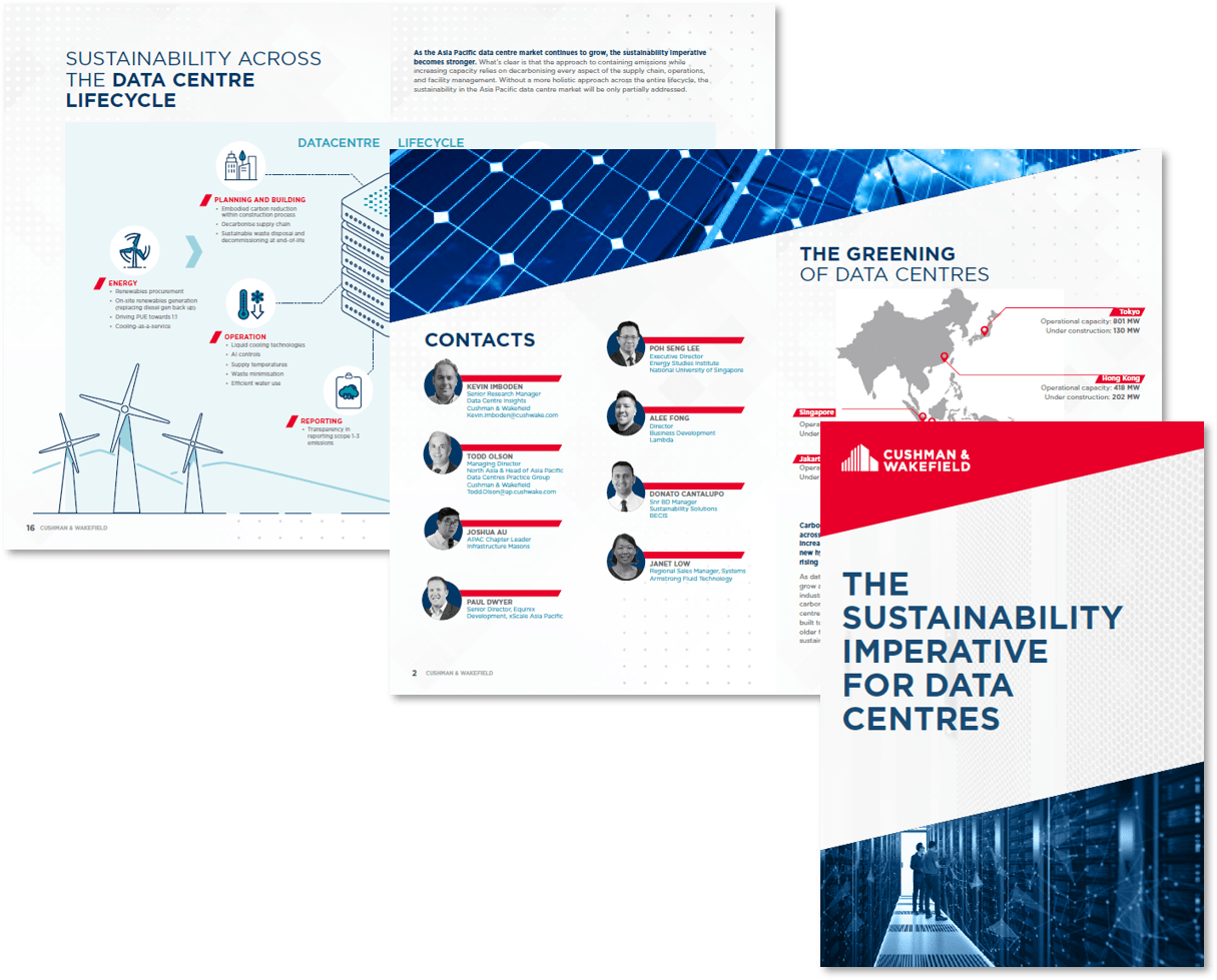 The Sustainability Imperative for Data Centres Report Image