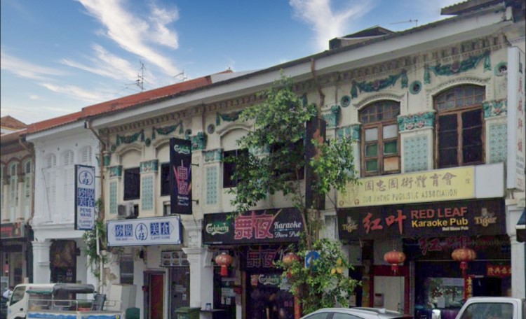 Row of Three Freehold Shophouses