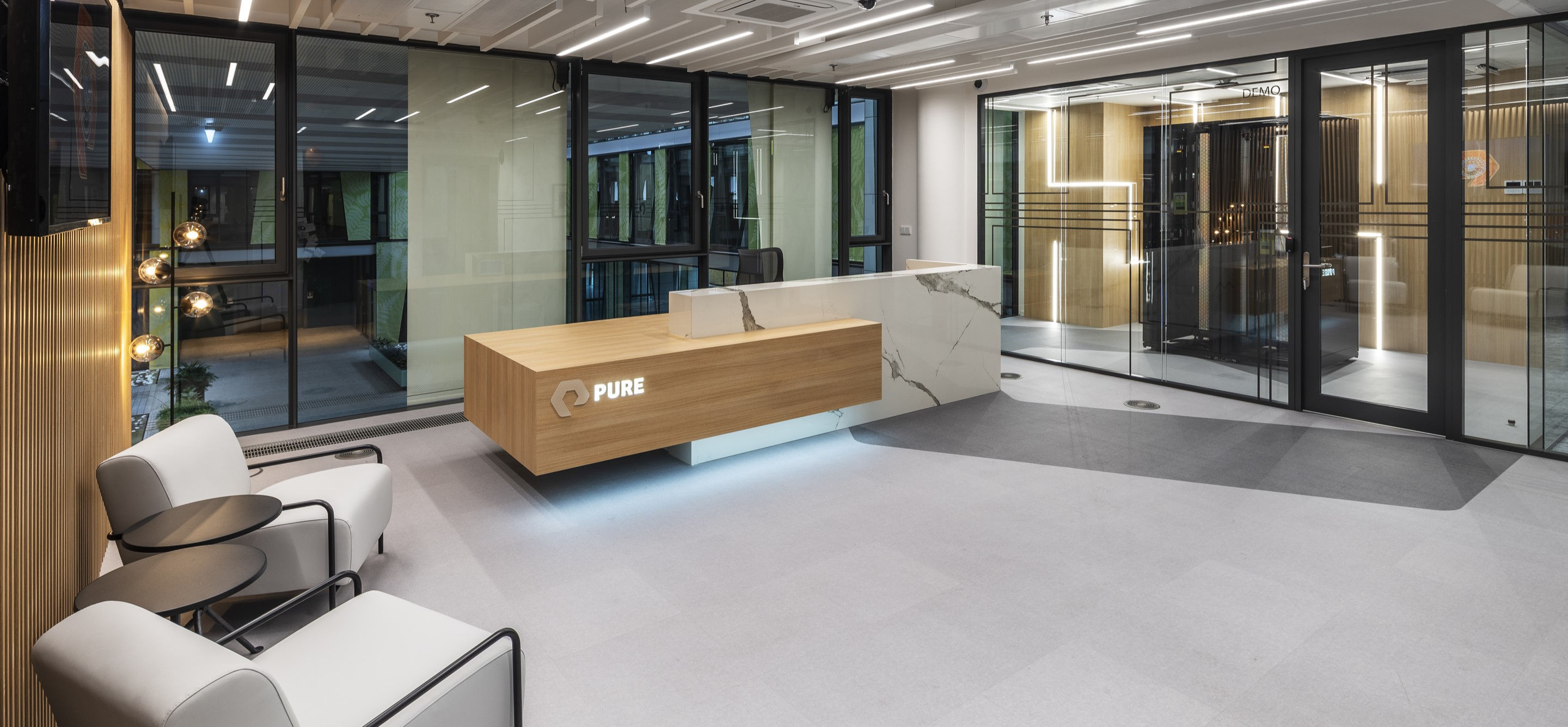 office, reception, design 