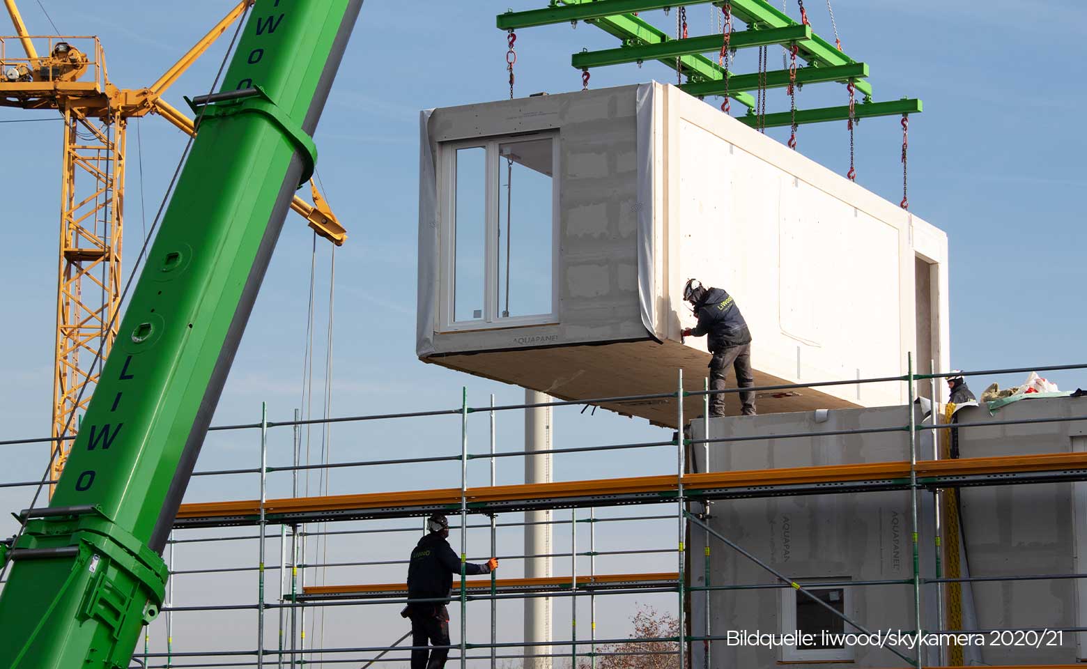 Modular timber building site