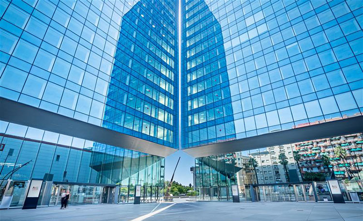 Llevant-and-Ponent-Towers-in-Barcelona-webcard