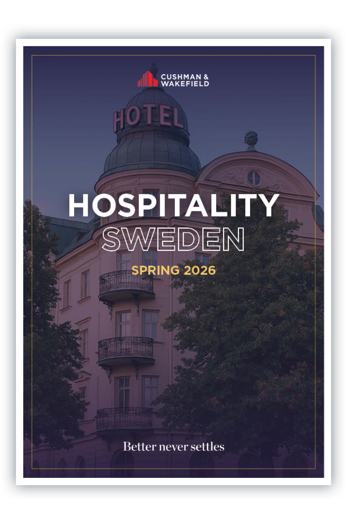 Hospitality report frontpage
