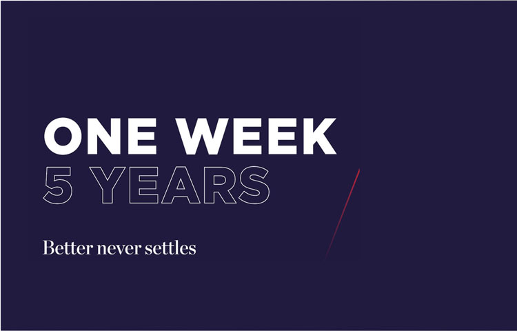 One WEek 5 Years