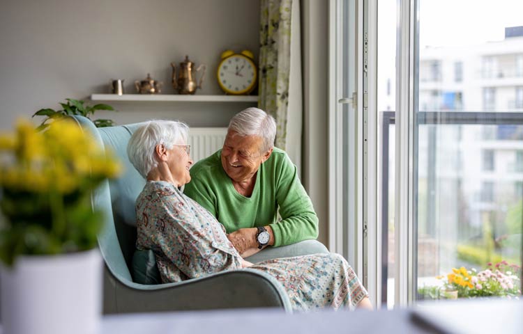 elderly couple