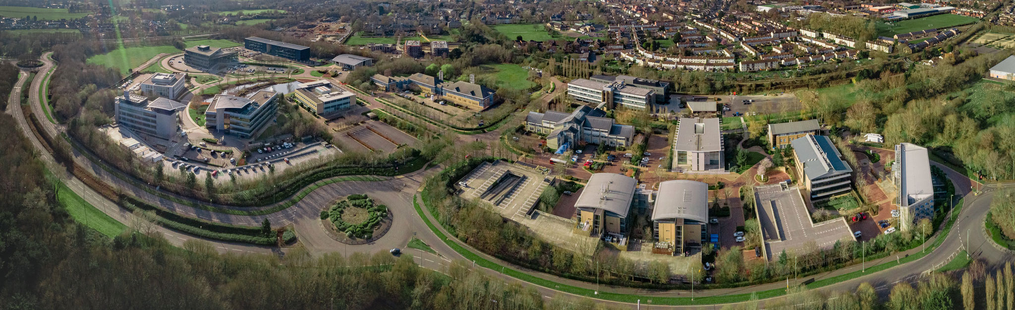 The Oxford Science Park aerial