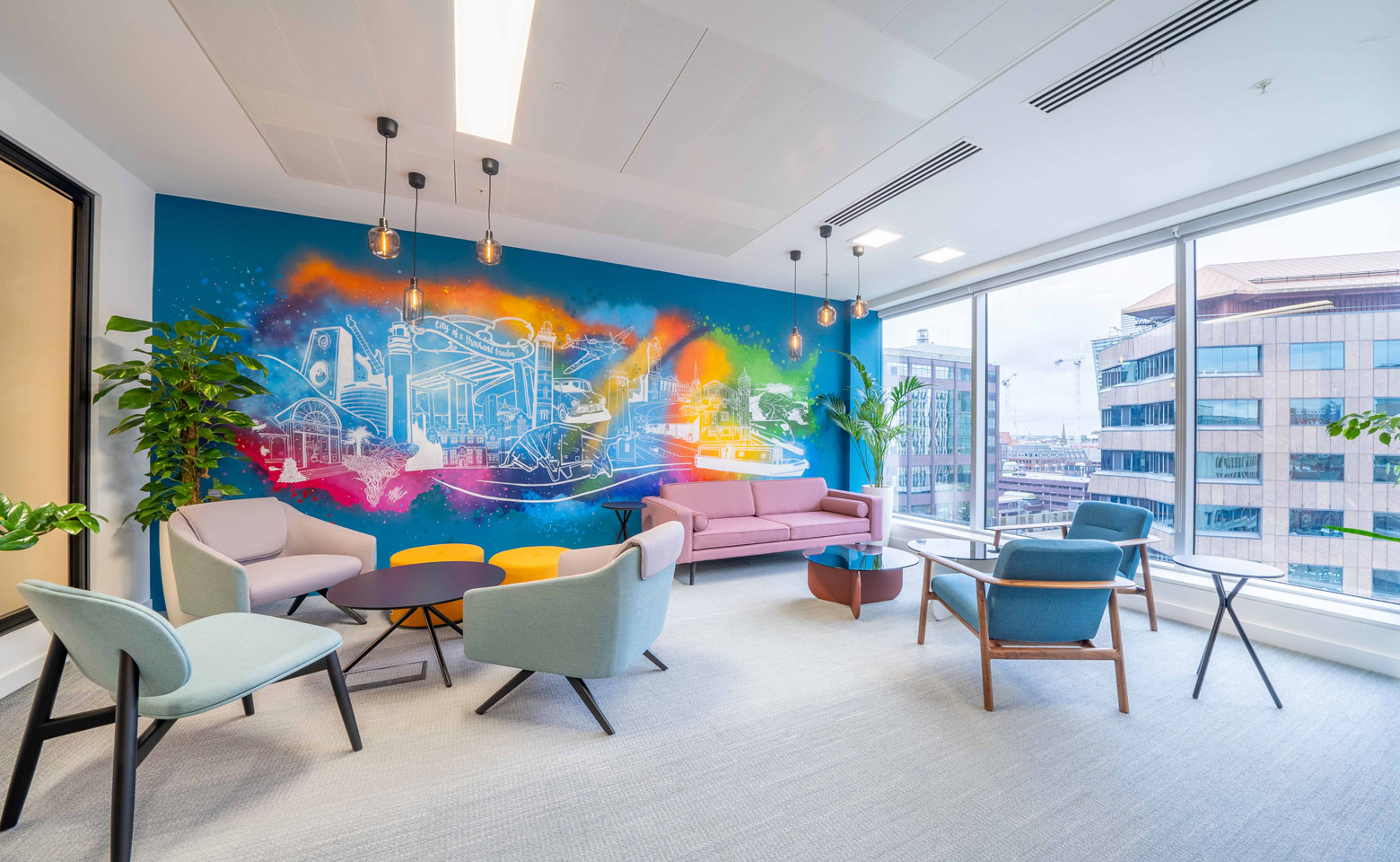 office mural