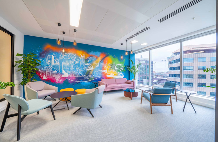 office mural