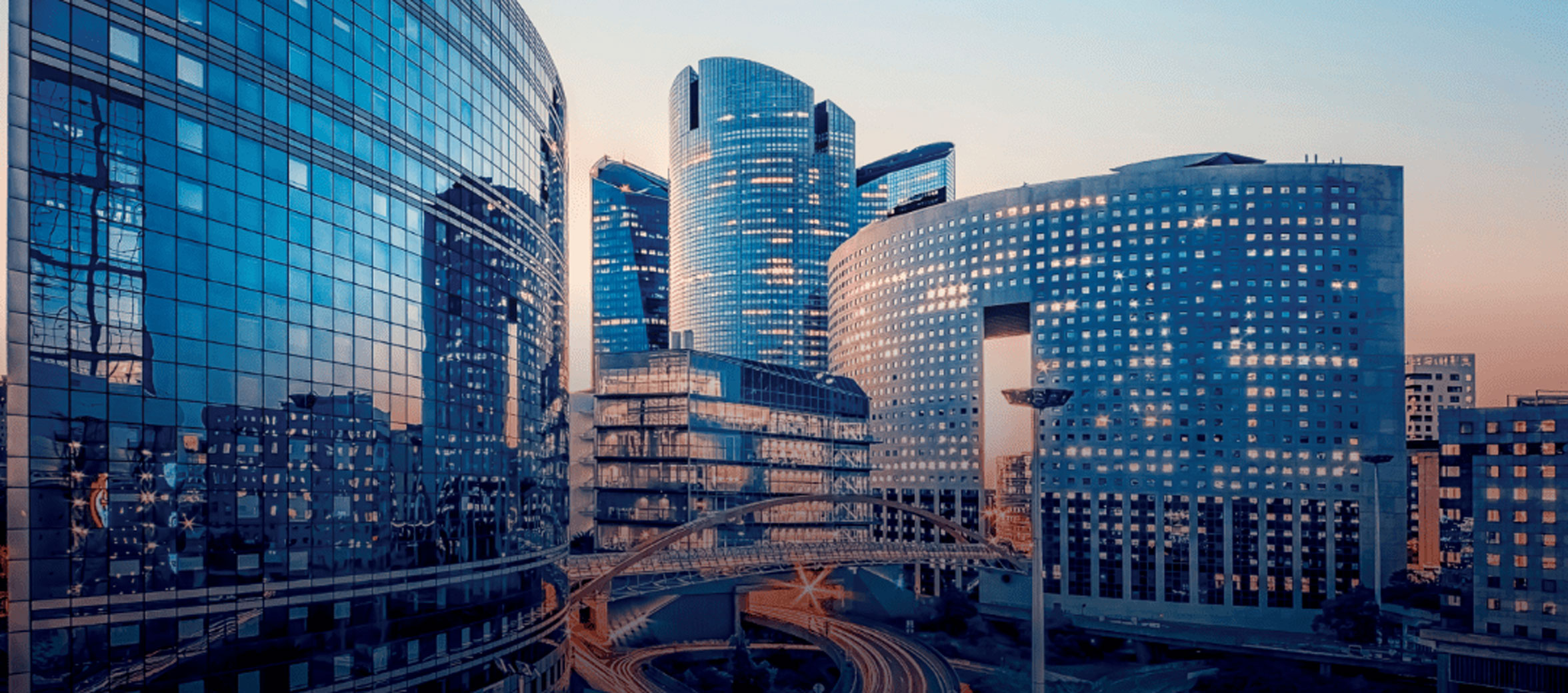 downtown office buildings