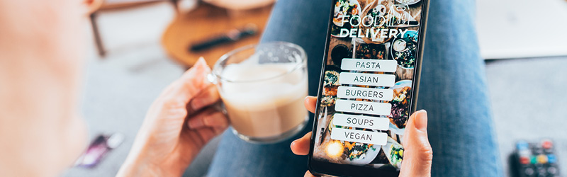 Delivery app (image)