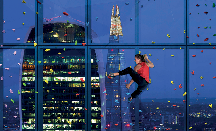 glass building reflection (image)