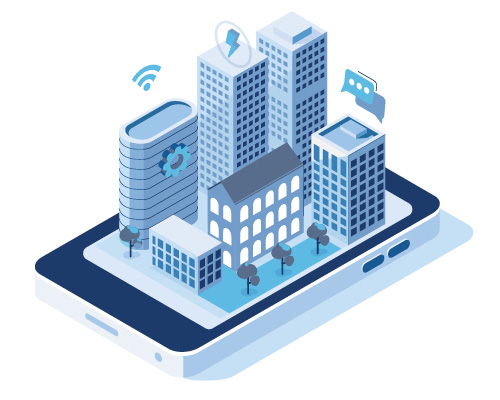 smart buildings icon (image)