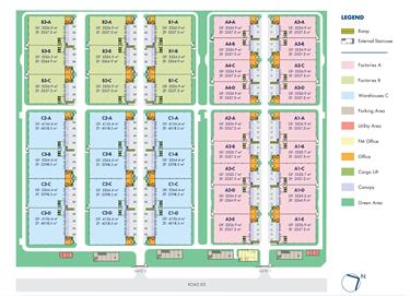 Double-storey Factory For Lease in Nhon Trach 2 - Loc Khang Industrial Park