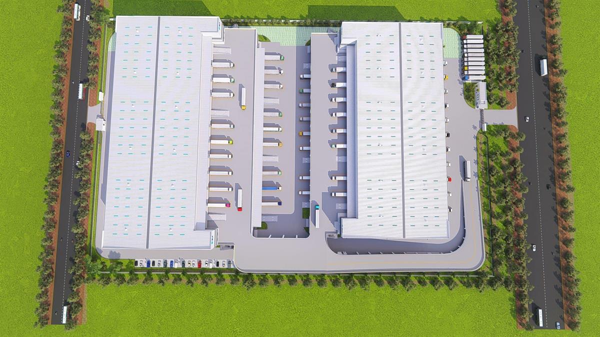 Double-Storey Ready-built Warehouse for lease in Long Hau Industrial Park