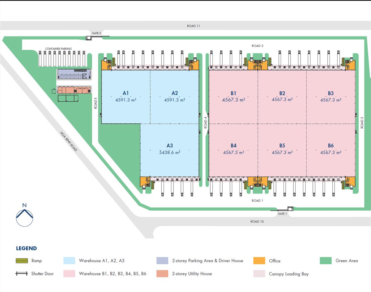 Warehouse for Rent in Binh Duong, Vietnam