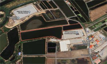 Industrial Land for Sale 30 rai at Bangna-Trad Road km.23 (Outbound) Purple Zone Near Airport.