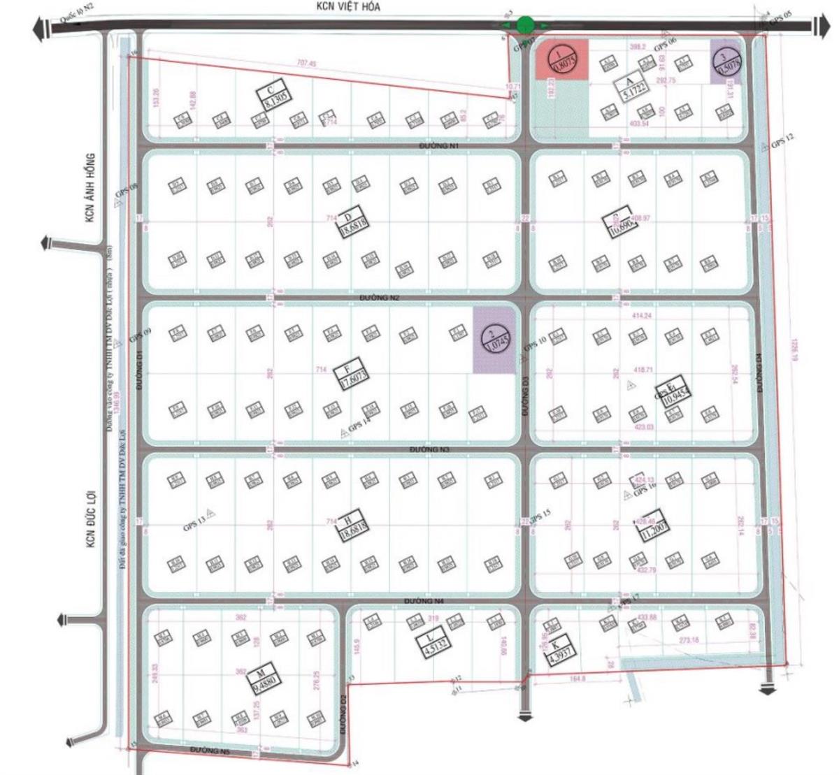 Industrial Land For Lease in Duc Hoa III - SLICO Industrial Park, Long An Province, Vietnam