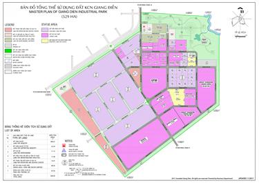 Industrial Land For Lease in Giang Dien Industrial Park, Dong Nai Province, Vietnam