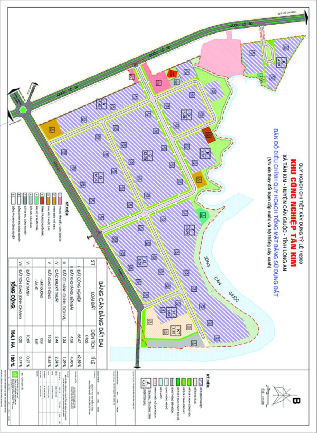 Industrial Land For Lease in Tan Kim Industrial Park, Long An Province, Vietnam